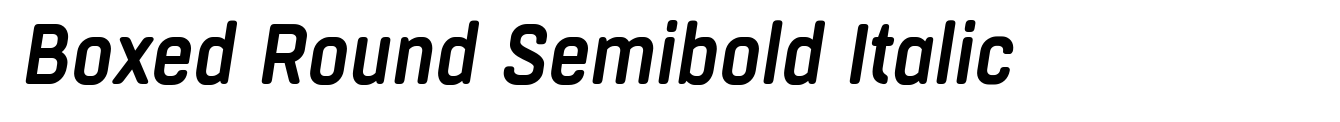 Boxed Round Semibold Italic image